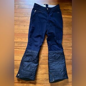 Bogner Vintage Women’s Navy Softshell Wool Ski Snow Pants Size 12